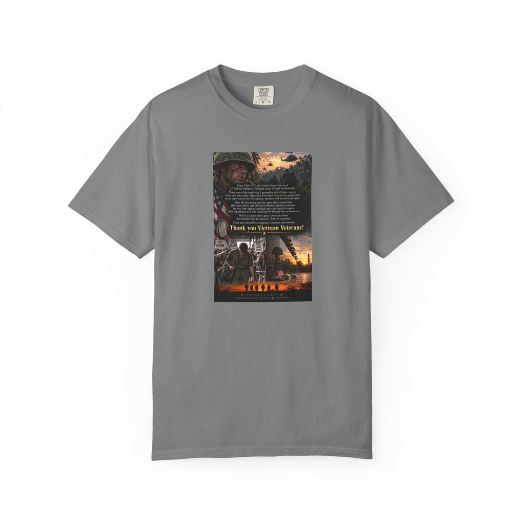 Thank You Vietnam Veteran Tribute T-shirt | Military Memorial
