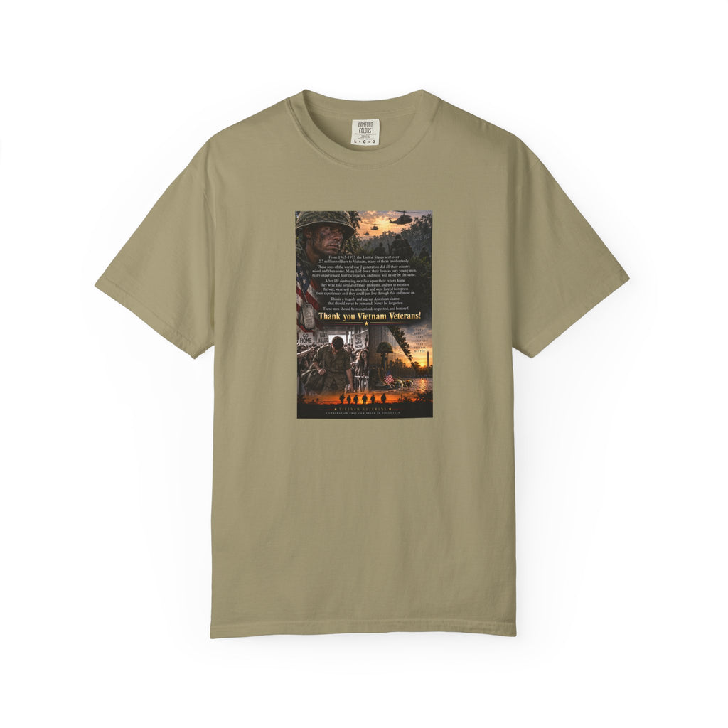 Thank You Vietnam Veteran Tribute T-shirt | Military Memorial