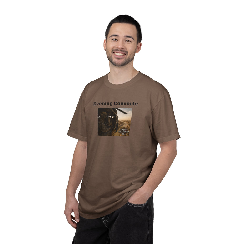 Evening Commute T-shirt | Army Helicopter ride