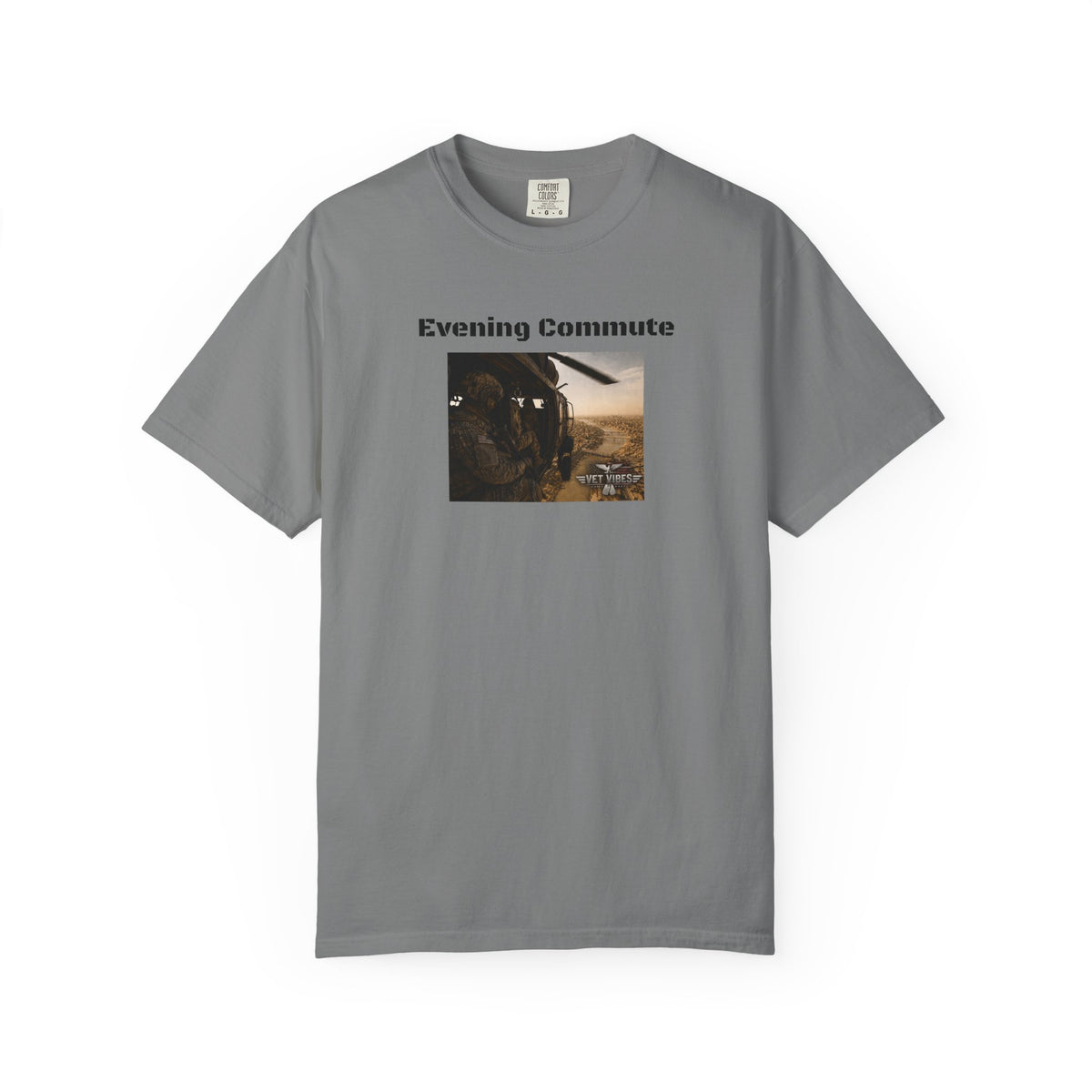 Evening Commute T-shirt | Army Helicopter ride