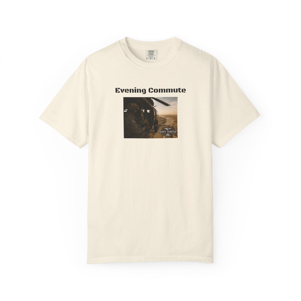 Evening Commute T-shirt | Army Helicopter ride