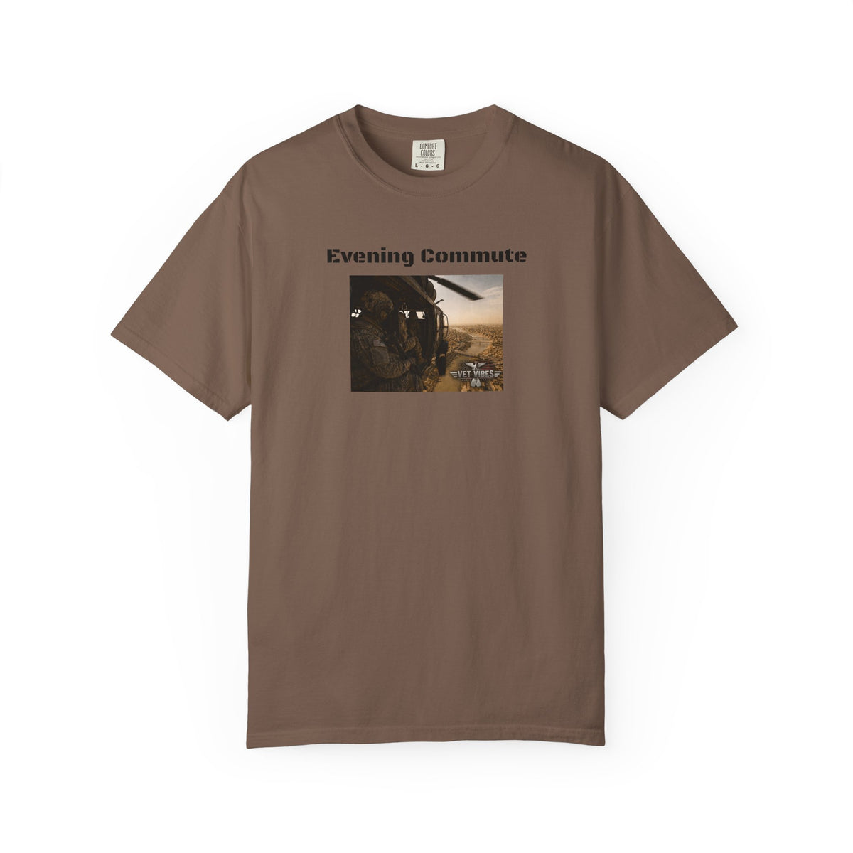Evening Commute T-shirt | Army Helicopter ride